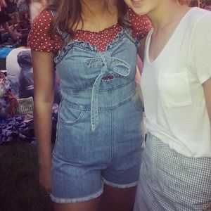 Denim Romper